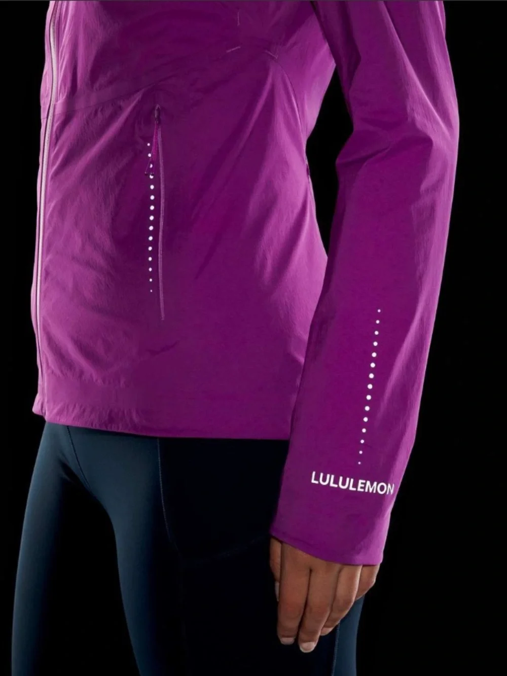Lululemon Fast and Free Windbreaker Jacket  Vivid Plum Purple